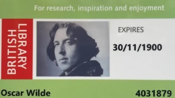oscar wilde library card