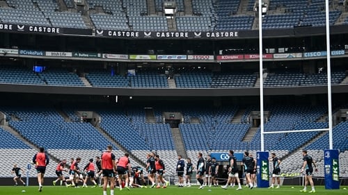 Leinster trained at Croke Park on Thursday