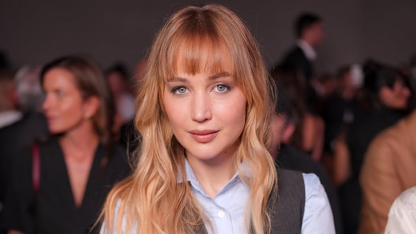 Jennifer Lawrence pictured at a fashion show