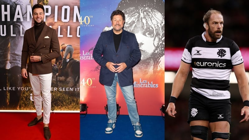 Chris Hughes, Alfie Boe and rugby star Alun Wyn Jones