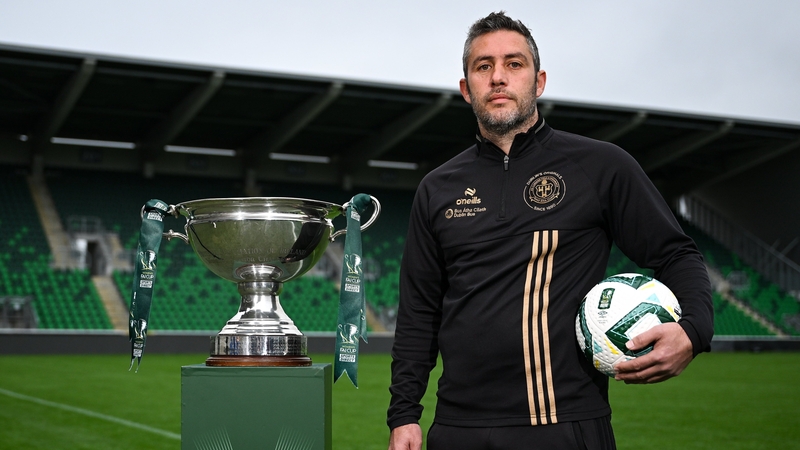 Bohemians manager Alban Hysa during the Sports Direct Women's Cup Final media day at Tallaght Stadium in Dublin