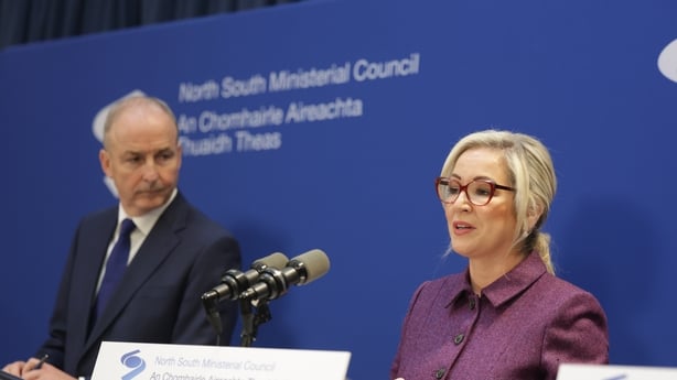 Taoiseach Micheál Martin and First Minister Michelle O'Neill