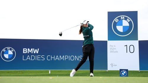 Leona Maguire in action in South Korea