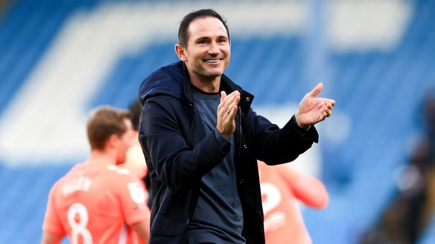 SHEFFIELD, ENGLAND - OCTOBER 04: Frank Lampard, Manager of Coventry City, applauds the fans following victory in the Sky Bet Championship match between Sheffield Wednesday and Coventry City at Hillsborough on October 04, 2025 in Sheffield, England. (Photo by Jess Hornby/Getty Images)