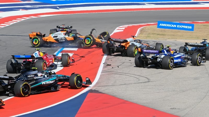 Oscar Piastri insisted his first lap collision with Lando Norris was a 'racing incident'