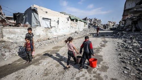 Non-governmental organisation Save the Children estimated that 20,000 children have been killed in Gaza since the conflict began (file image)