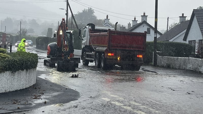 Around 100 millimetres of rain is believed to have fallen on the Mourne Mountains in Co Down