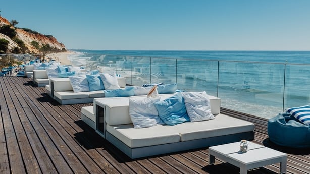 pine cliffs sea view