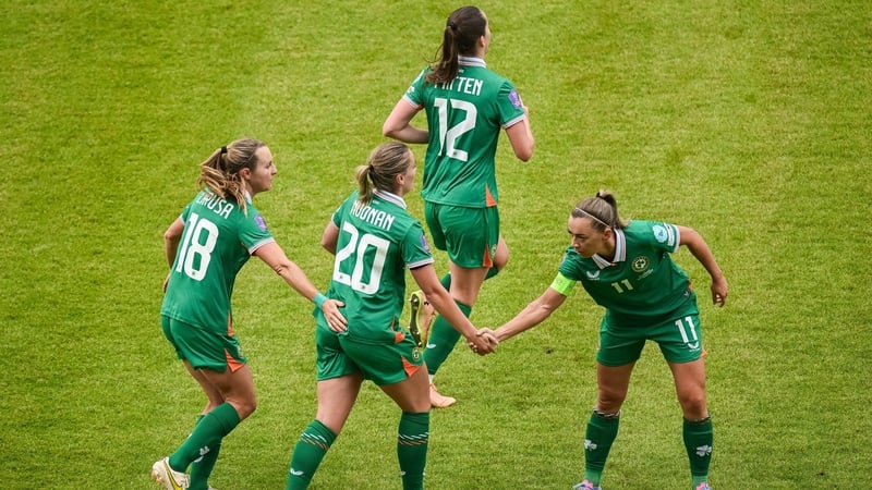 Ireland can switch between four and five in defence, with Katie McCabe's role often varying