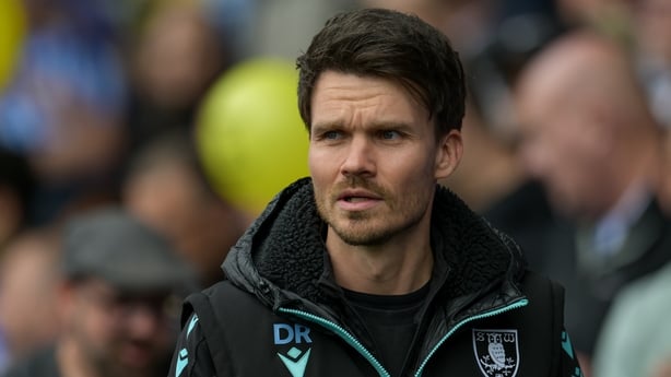 Sheffield Wednesday Manager Danny Rohl is present during the Sky Bet Championship match between Sheffield Wednesday and Portsmouth at Hillsborough in Sheffield, England, on April 26, 2025. (Photo by Scott Llewellyn | MI News/NurPhoto via Getty Images)