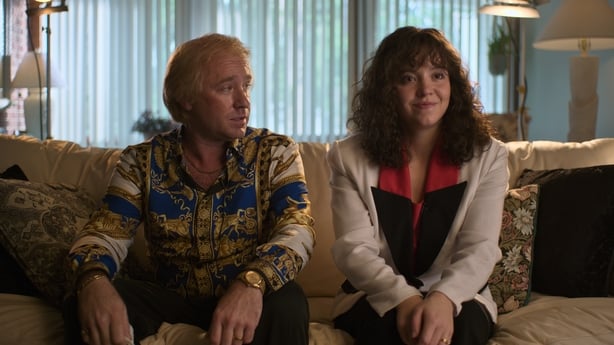 A still image from the film Christy starring Sydney Sweeney and Ben Foster