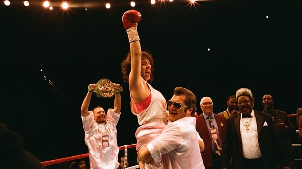 A still image from the film Christy starring Sydney Sweeney 