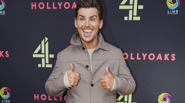 Kieron Richardson attends the Hollyoaks 30th anniversary celebration at St George's Hall, Liverpool on 20 October 2025
