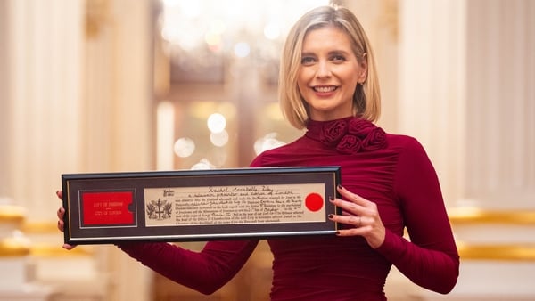 Countdown presenter Rachel Riley after receiving the Freedom of the City of London at The Mansion House, the Lord Mayor's official residence, in London in recognition of her antisemitism campaigning and Holocaust education work. Photo: James Manning/PA Wi