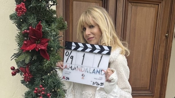 British actress in TV still