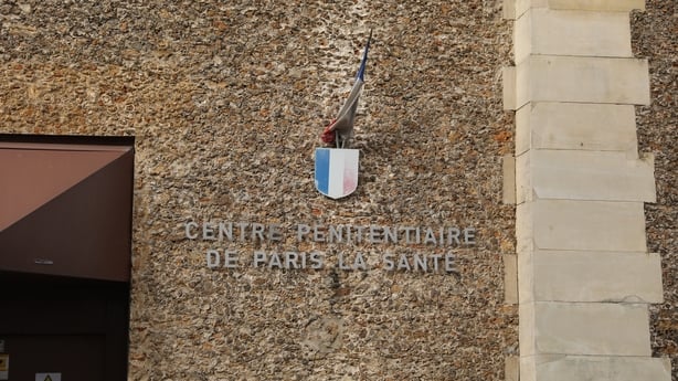 A general view shows the La Sante Prison in paris