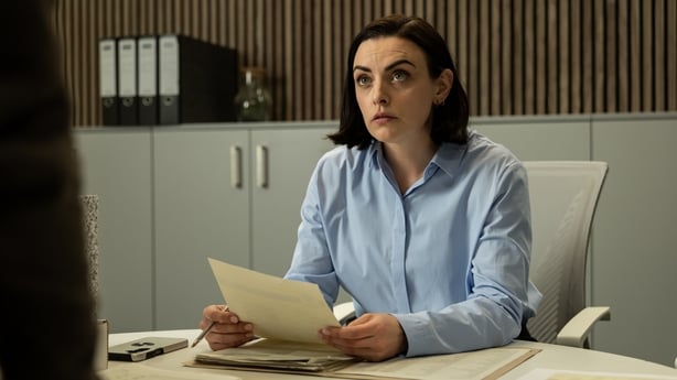 Nora-Jane Noone as Claire Wallace Photo Credit: Michel Vertongen/AcornTV