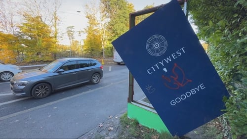 A cleanup operation was under way this morning in Citywest after damage caused by the disorder