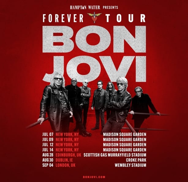 Promo for Bon Jovi gig