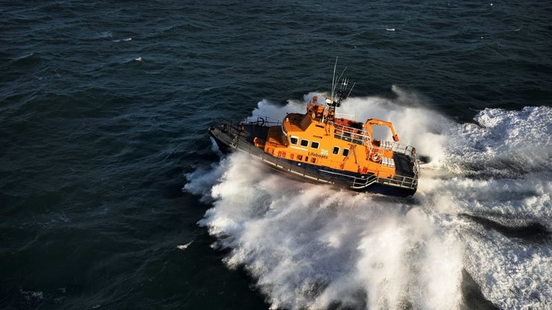 Castletownbere RNLI volunteers were finishing a training exercise nearby at the time (file image)