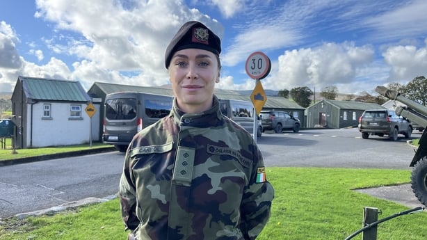 Captain Ciara Carroll said that she has enjoyed the training ahead of going to south Lebanon