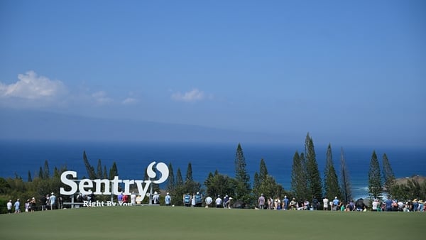 Fans walk along the course during the final round of The Sentry at The Plantation Course at Kapalua on January 5, 2025 in Kapalua, Maui, Hawaii.