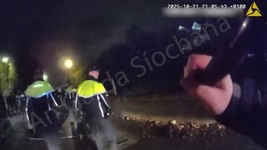 An Garda Síochána post video from Citywest disturbances