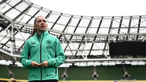 Ireland captain Katie McCabe is on course to become the latest Republic of Ireland centurion during the two-legged play-off tie