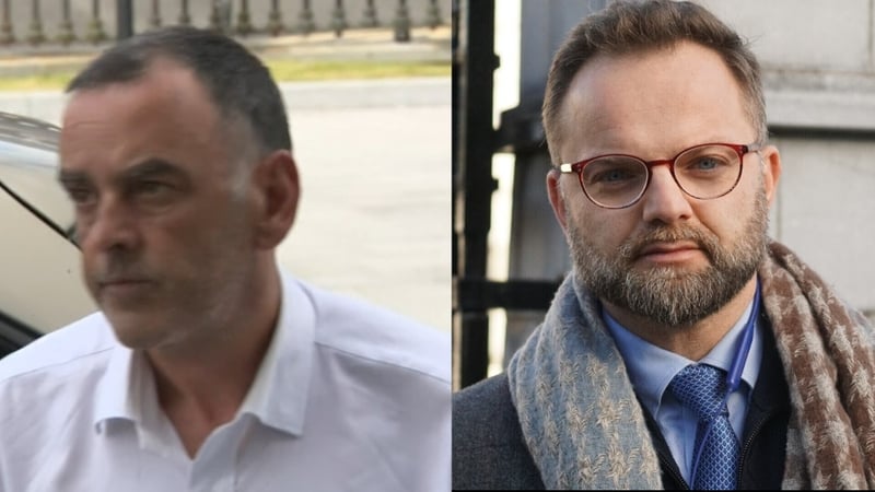 Timothy Gilchrist (L) took the stand in the trial of Cessna pilot Michal Luczak at Mullingar Circuit Criminal Court