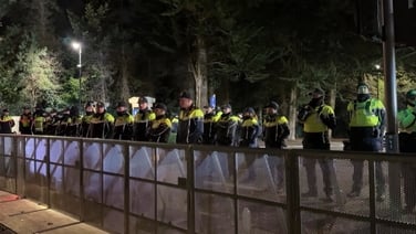 Garda presence in Citywest as around 100 peole gathered there