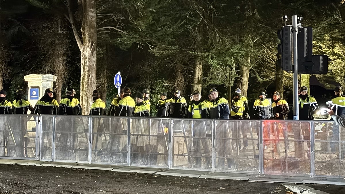Protest outside Citywest accommodation centre ends peacefully
