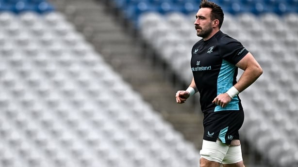 16 October 2025; Jack Conan during a Leinster Rugby captain's run at Croke Park in Dublin. Photo by Seb Daly/Sportsfile