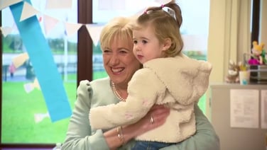 Heather Humphreys votes in Monaghan