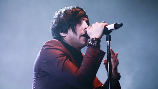 Ian Watkins pictured on stage in 2012