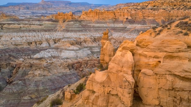 the angel peak scenic area in farmington, New Mexico