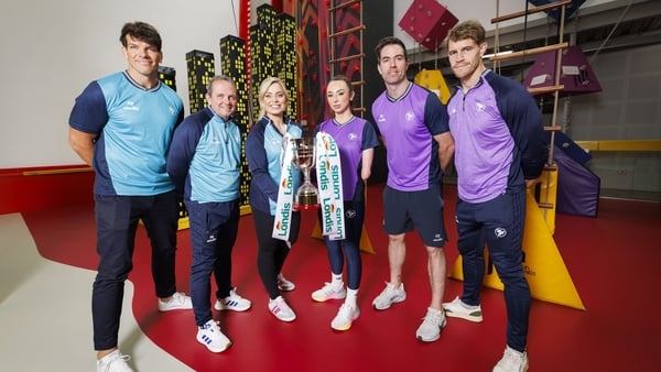 Donncha O'Callaghan, Davy Fitzgerald, Anna Geary, Ellen Keane, Michael Darragh MacAuley and Andrew Trimble
