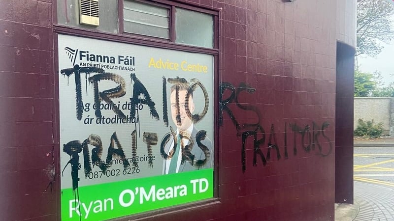 Fianna Fáil TD Ryan O'Meara said it is completely unacceptable for anyone's workplace to be targeted