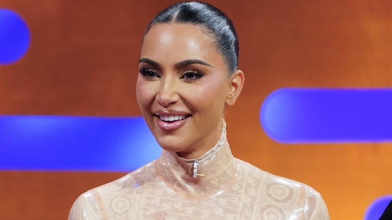 Kim Kardashian on The Graham Norton Show - "Maybe in 10 years, I think I'll give up being Kim K and be a trial lawyer. That's what I really want" Photos: Press Association