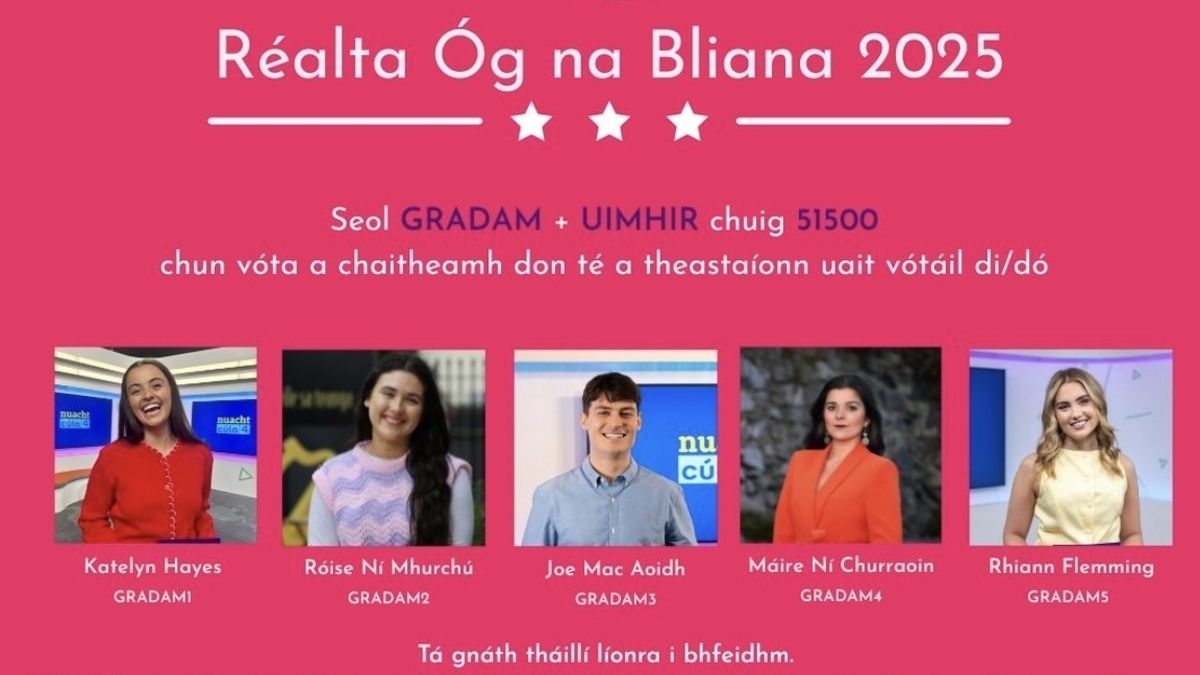 Réalta Óga an Oireachtais.