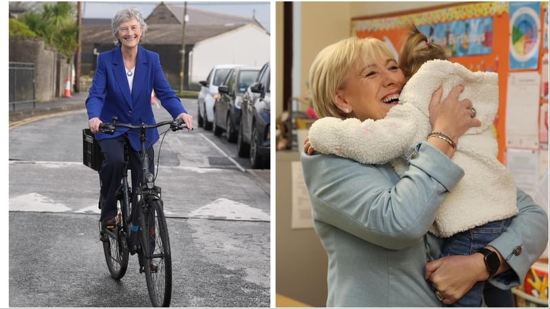 Catherine Connolly and Heather Humphreys face an anxious wait to find out who will be elected as the 10th President of Ireland