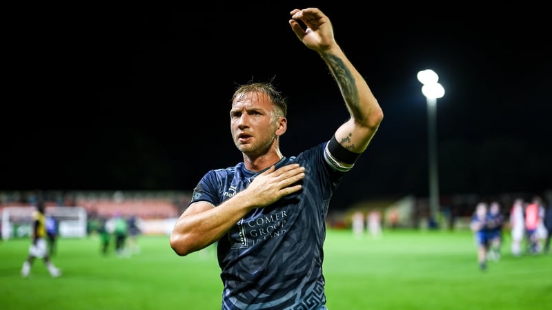 Galway United goalscorer Stephen Walsh