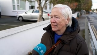Voters in Clondalkin, Dublin speak to RTÉ News after casting their ballot in the election