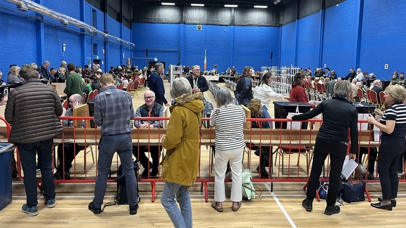 Counters at their seats ahead of count in Galway West