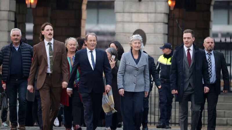 Catherine Connolly i gCaisleán Bhaile Átha Cliath
