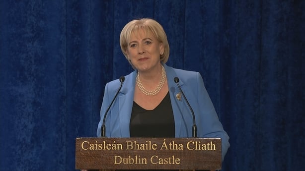 Heather Humphreys at Dublin castle