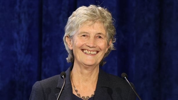  A smiling Catherine Connolly