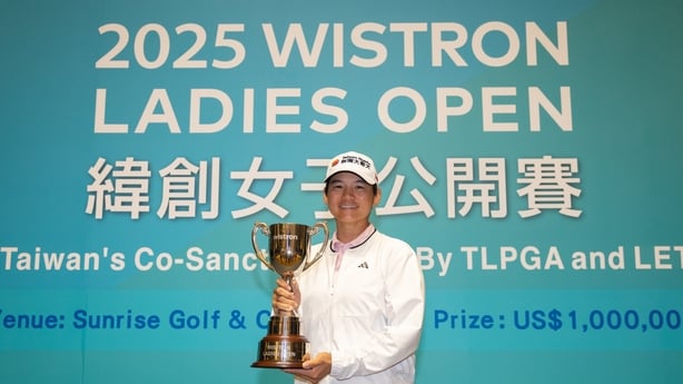 winner with trophy