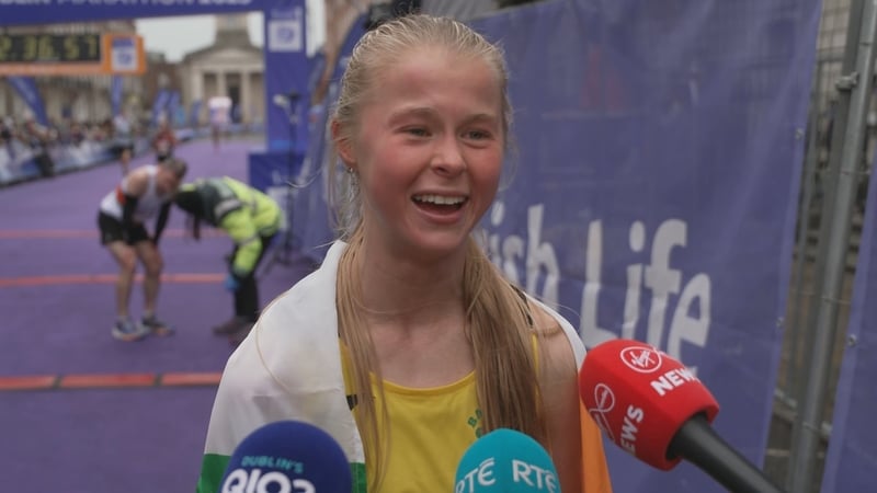Ava Crean finished in sixth place and was the first Irish woman to cross the finish line