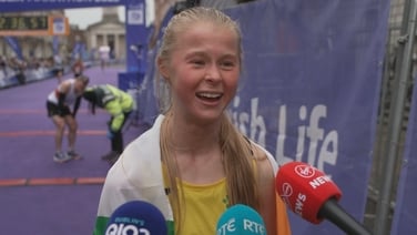 First Irish woman to complete marathon says she told herself to 'keep pushing'