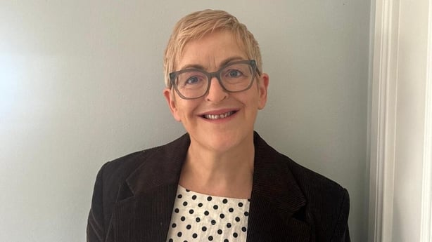 Marcella McDonnell is pictured for an RTE News story